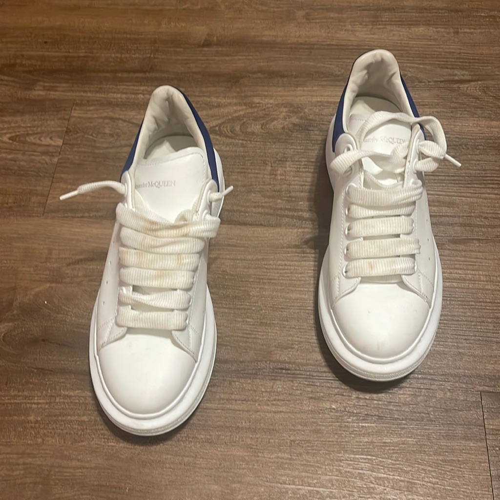 White And Blue Alexander Mcqueens
